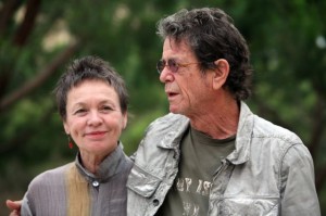 Lou Reed y su esposa Laurie Anderson. Foto: PERE DURAN