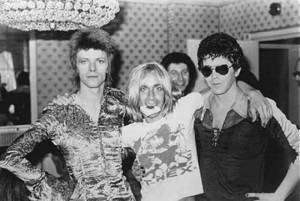 David Bowie, Iggy Pop y Lou Reed